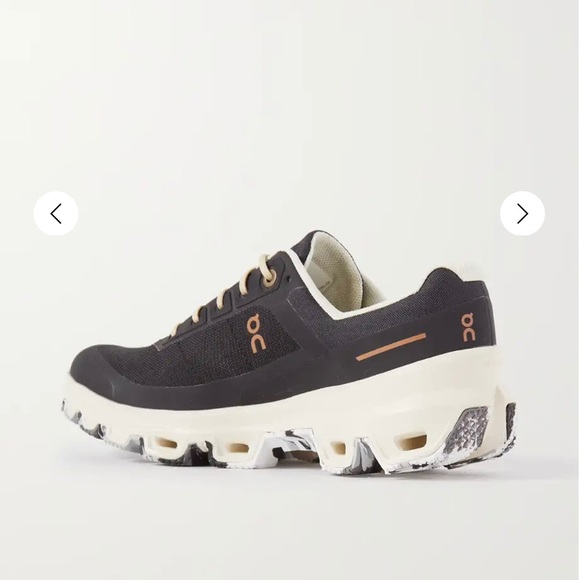 LOEWE+ On Cloudventure recycled-canvas and mesh sneakers NEW Black 38 - Picture 4 of 13